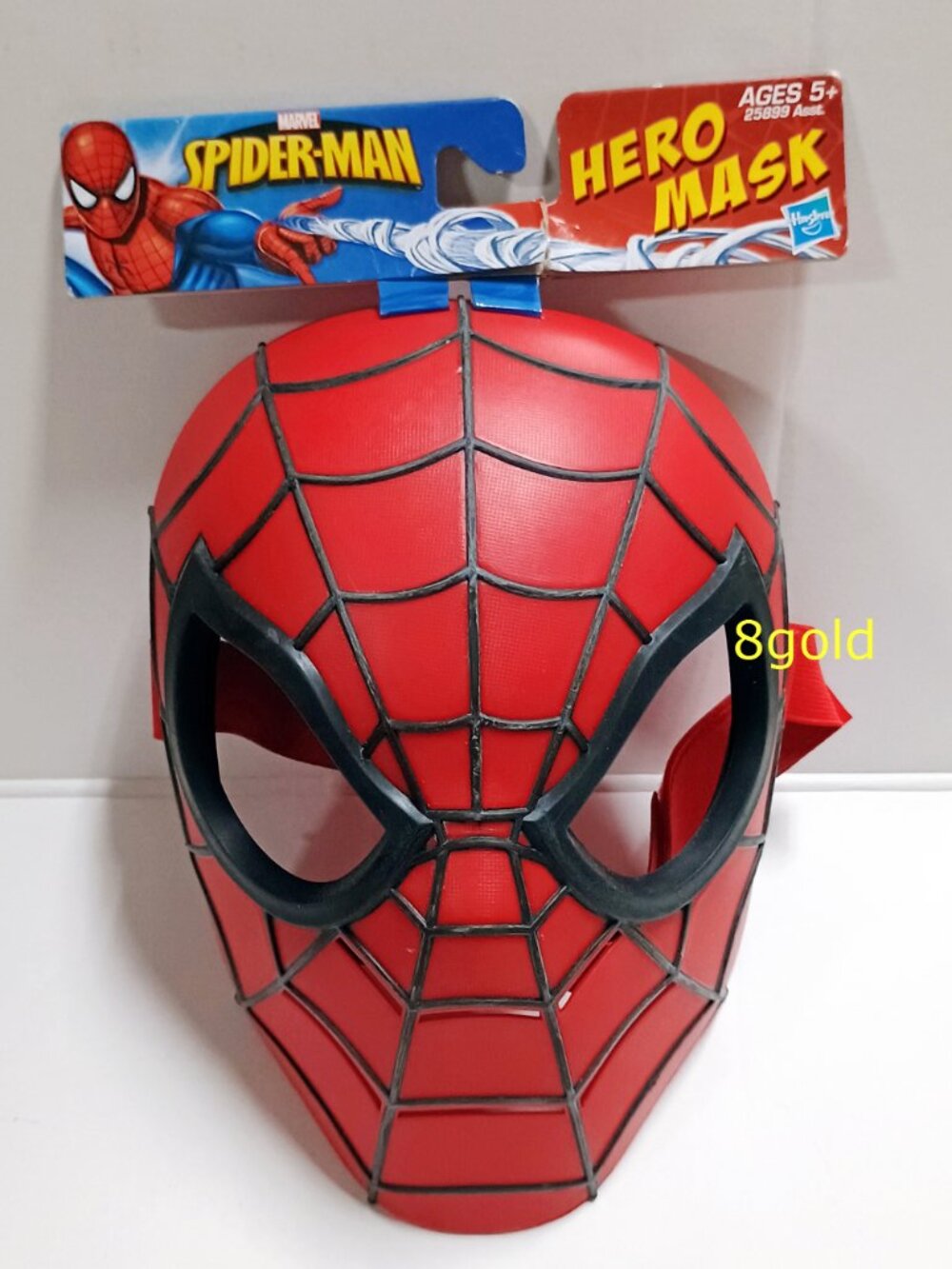 Hasbro Marvel Spider-Man Hero Mask Roleplay Red Adjustable Strap 2010